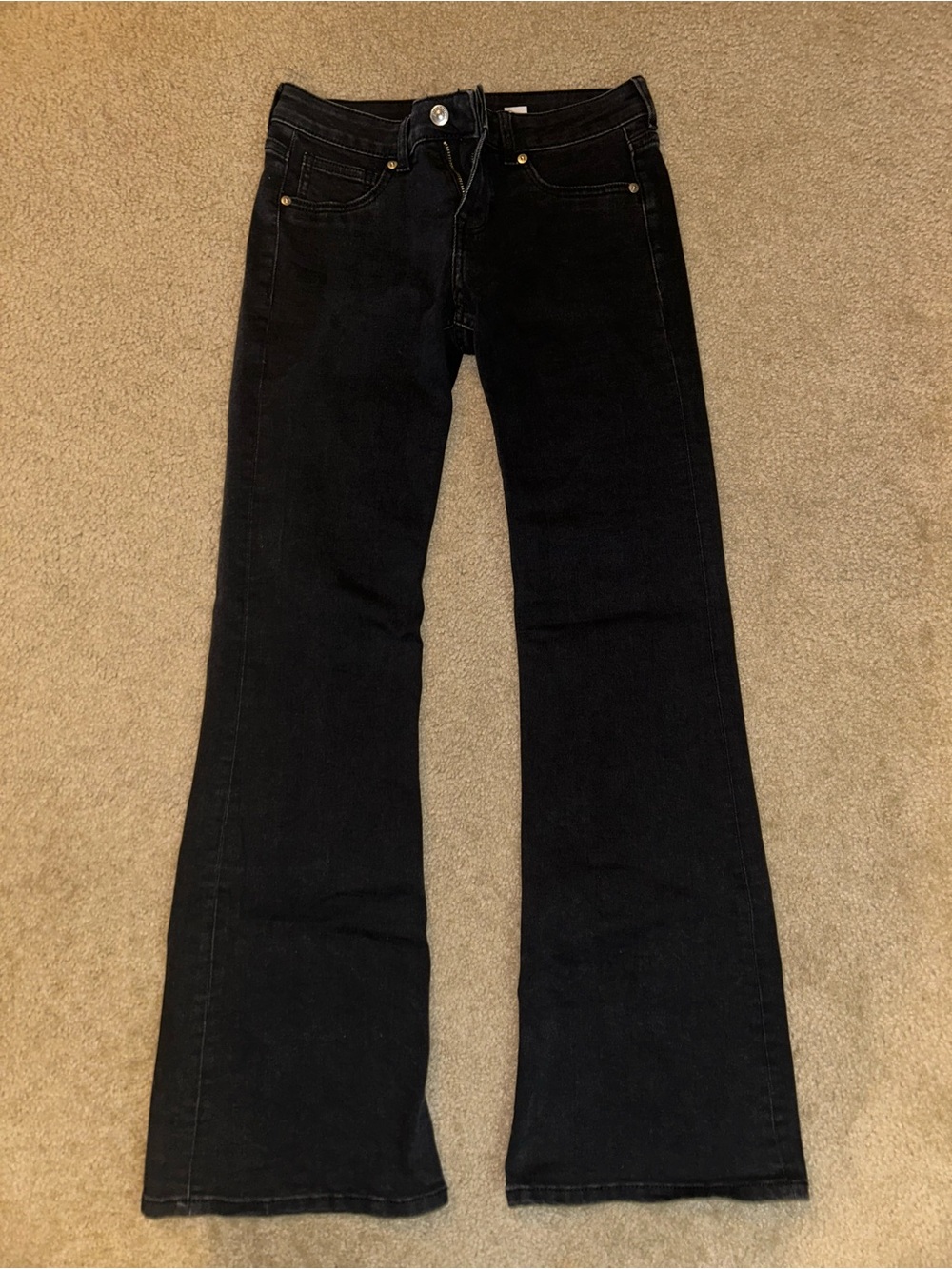 H&M Black Flare Jeans